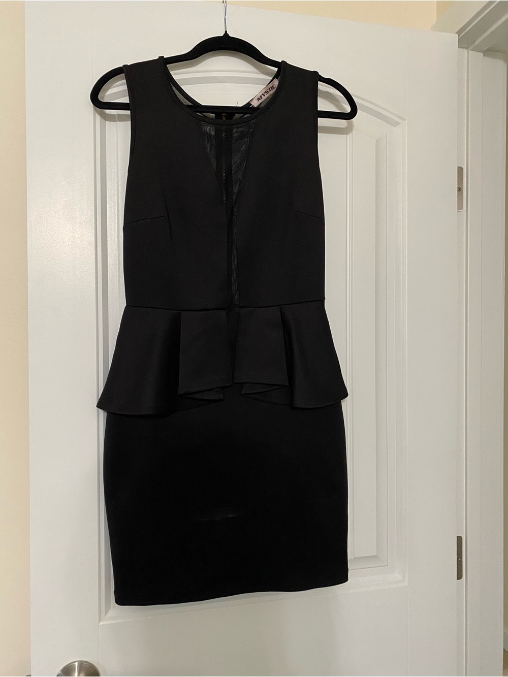 Black Peplum Dress